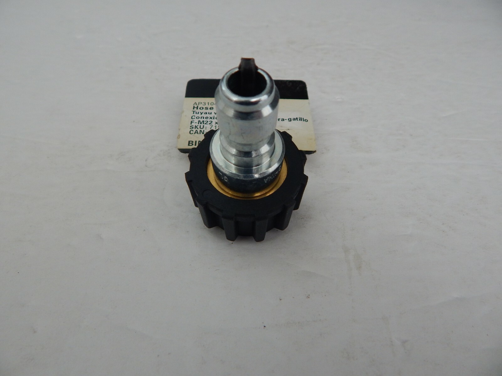 Powercare Female M22 x 3/8 in. Male Quick-Connect Connector for Pressure Washer
