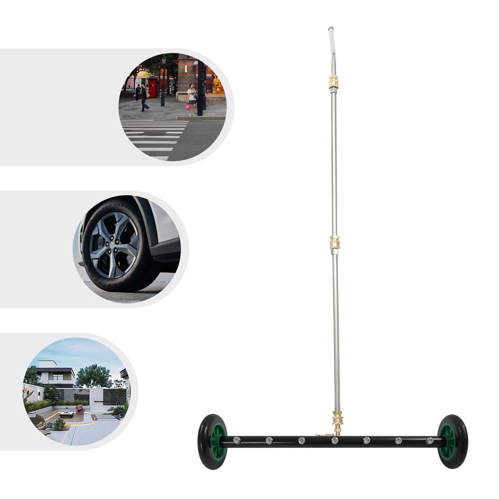 2-In-1 Pressure Washer 1500-4000PSI Attachment Water Broom Pressure Washer