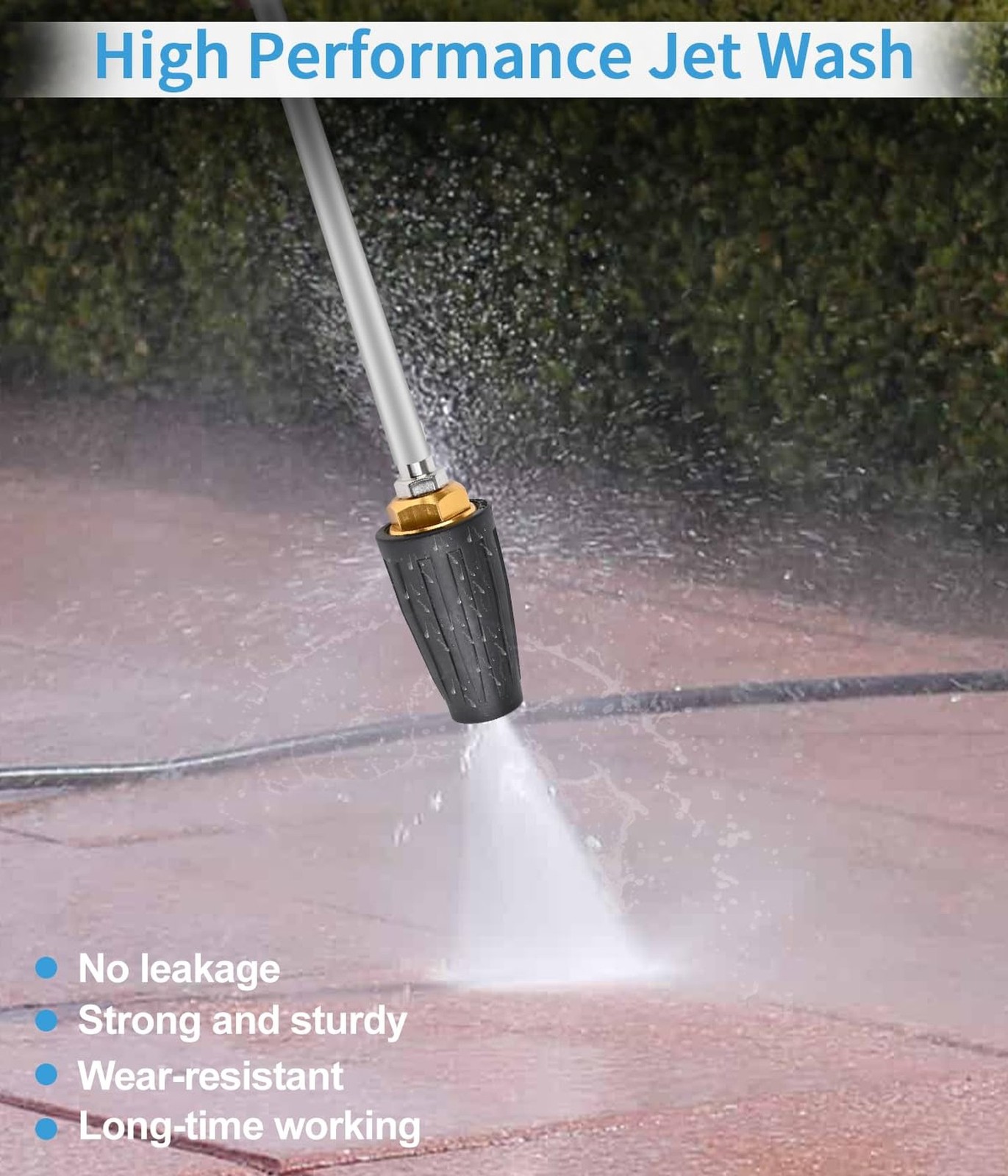 Pressure Washer Tips Turbo Nozzle, Turbo Nozzle Pressure Washer 4000 PSI, 360…