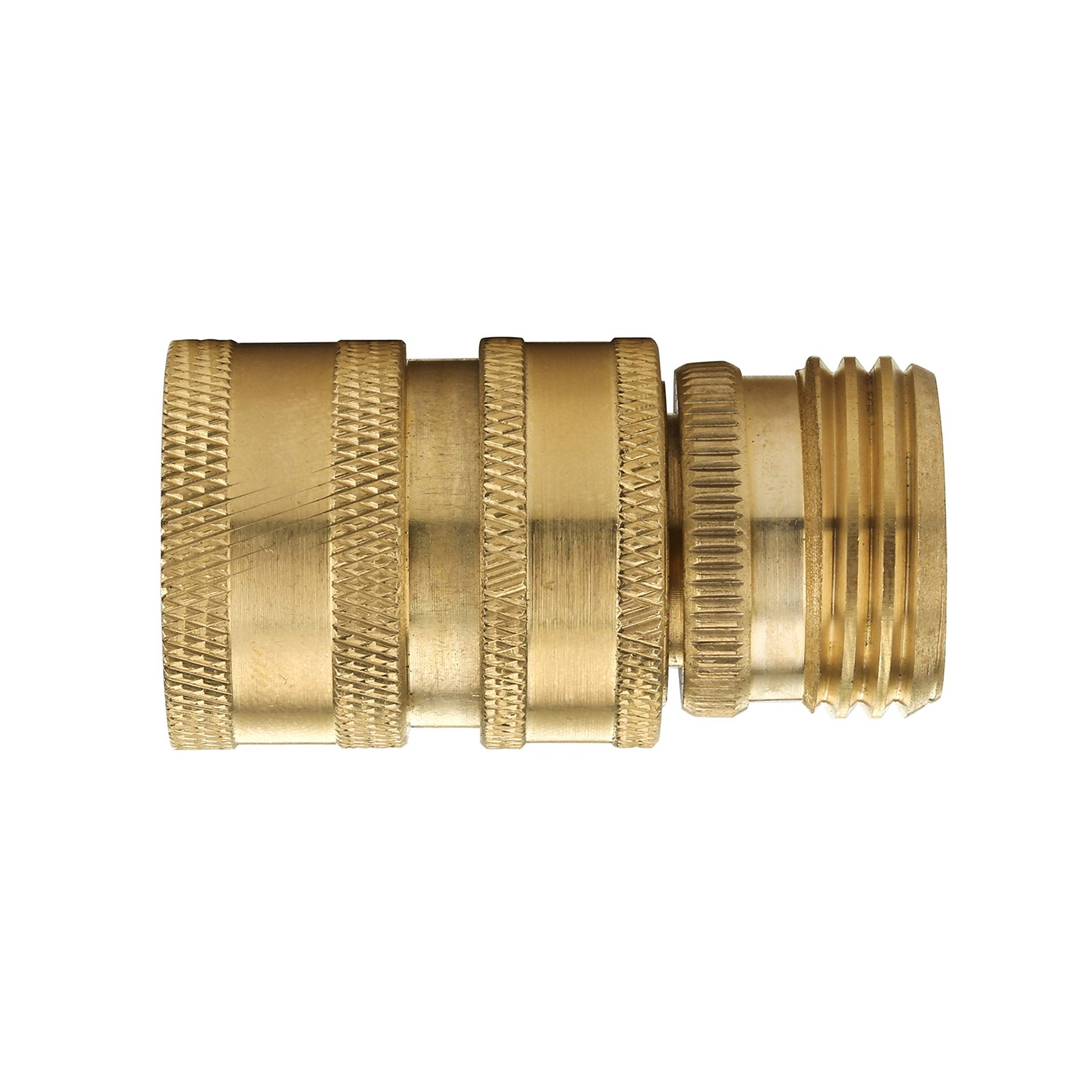M MINGLE Garden Hose Quick Connect Fitting, Brass