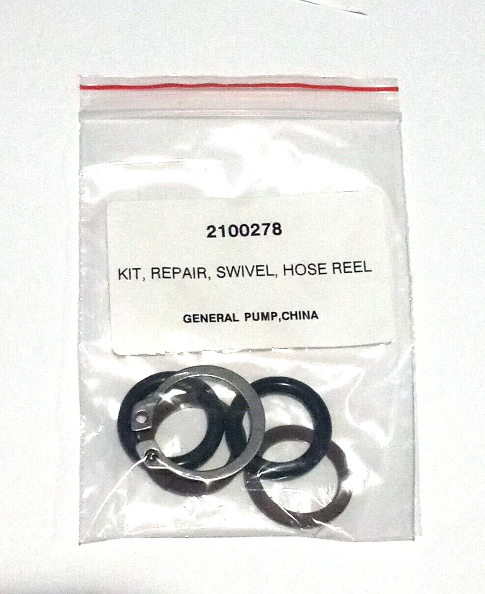 General Pump 2103051 Hose Reel Swivel O-ring Kit 2100278 For Reel Model 2103051