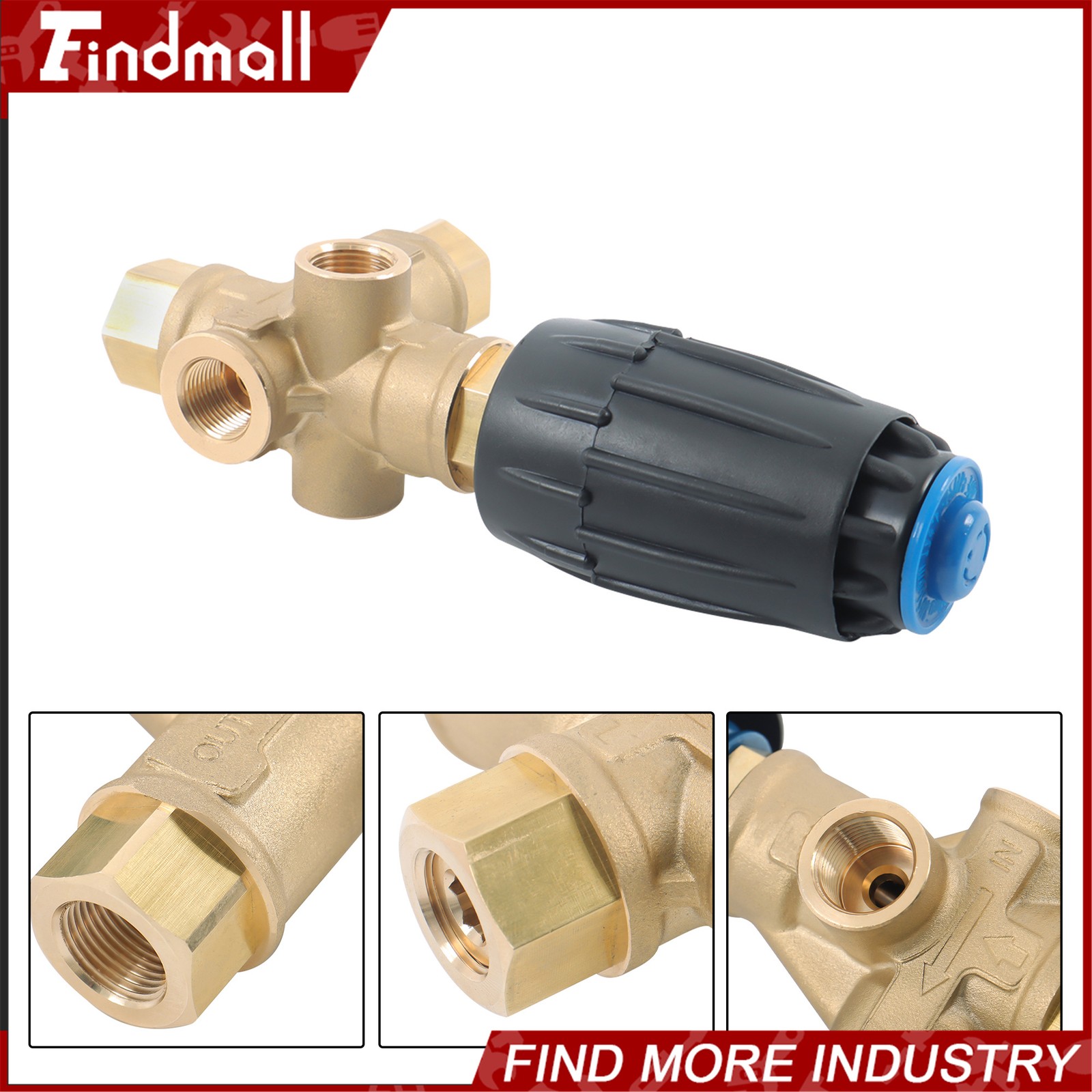 Findmall Unloader Valve VRT3-250 Annovi Reverberi AR 8GPM Pressure Washer Pump
