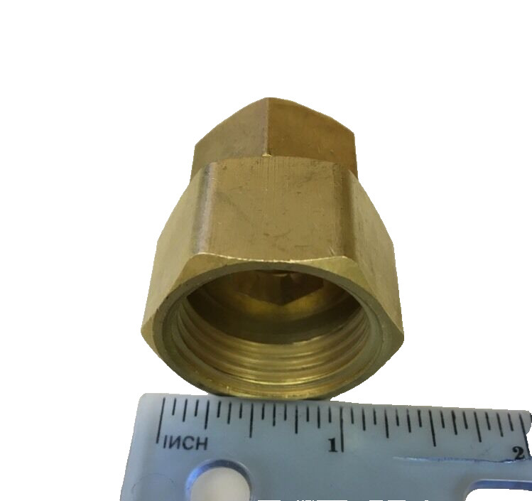 MTM Brass Garden Hose Inlet 3/4″ FGH X 1/2″ Female NPT Swivel With Filter Screen