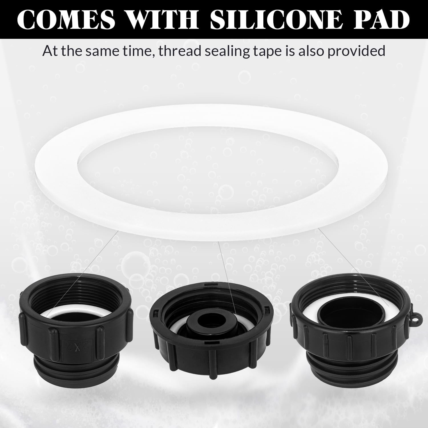 IBC Tote Hose Adapter 275-330 Gallon Water Tank High Flow Valve